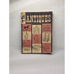 The 7th antiques & their current prices paperback Rare Old Book Unique Decor